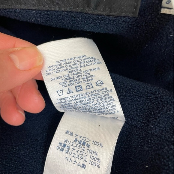 Lands' End squall waterproof insulated Black and Gray Jacket - Picture 7 of 15